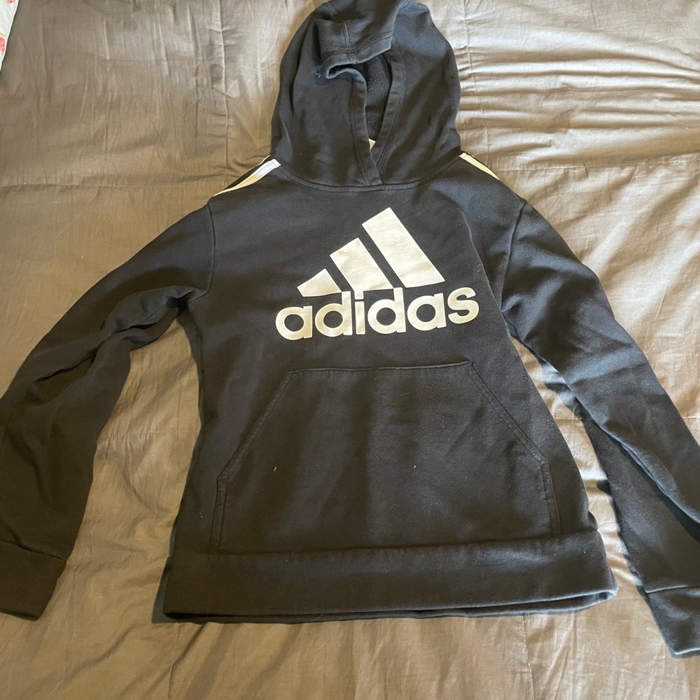 Adidas Black Sweatshirt with White Tag